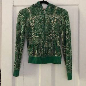 Juicy Couture Velour Paisley Hoodie